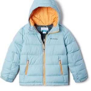 New Girls Columbia Pike Lake™ II Hooded Jacket blue Omni heat Youth Large $90